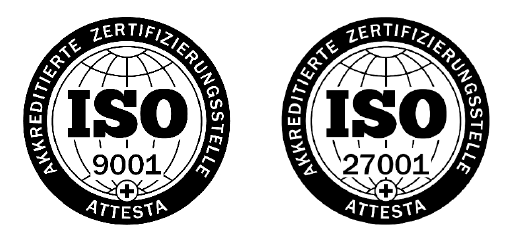 ISO-Logos – im Zertifizierungsprozess